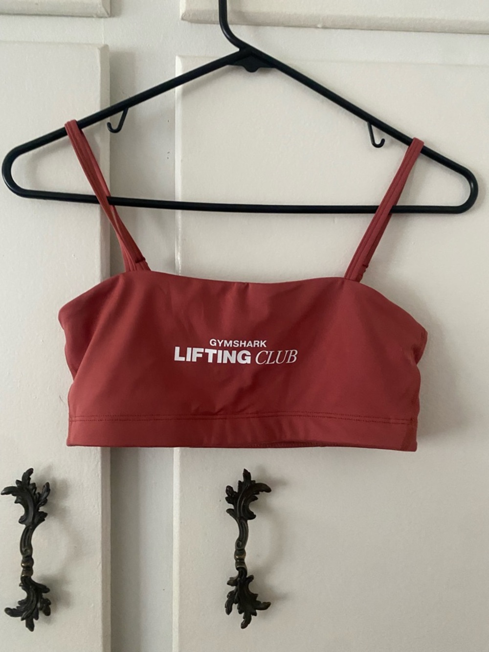 Gymshark Lifting Club Bralette - Brick Red